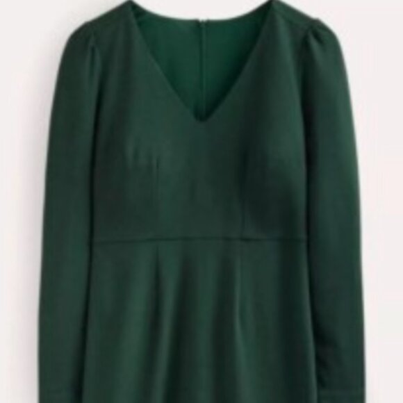 Bethany Ponte Midi Dress, Chatsworth Green - Picture 2 of 2